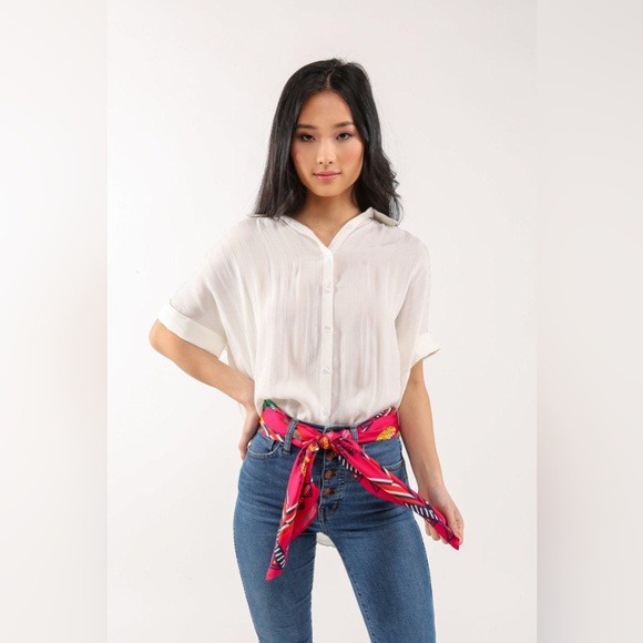 $120 CB Grey The Kiki Silk Scarf Cheetah - Picture 7 of 8